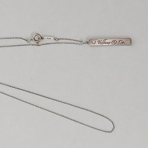 Tiffany & Co Diamond Bar Necklace